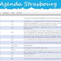 Un agenda des activités à Strasbourg