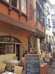 Restaurant le Tire-Bouchon : une belle terrasse à Strasbourg