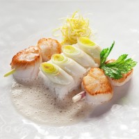 Recette du jour : SAINT JACQUES, RISOTTO PRIMAVERA AUX COQUES