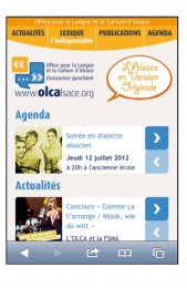 Olca : un site internet mobile