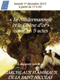 Niederhausbergen, une marche aux flambeaux