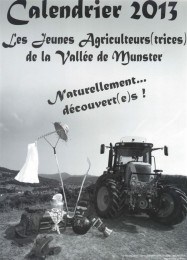 « Naturellement…découvert(e)s », calendrier 2013 des Jeunes Agriculteurs de la Vallée de Munster