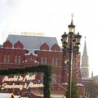 Le Marché de Noël de Strasbourg à Moscou.