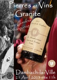 Pierres et Vins de Granite 2013, les Gaulois débarquent
