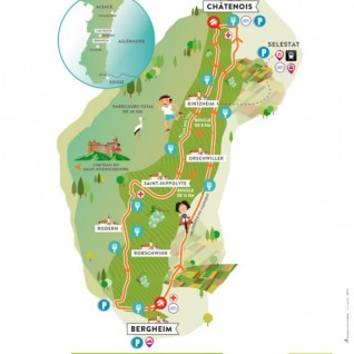 Slowup Alsace 2013 : le parcours