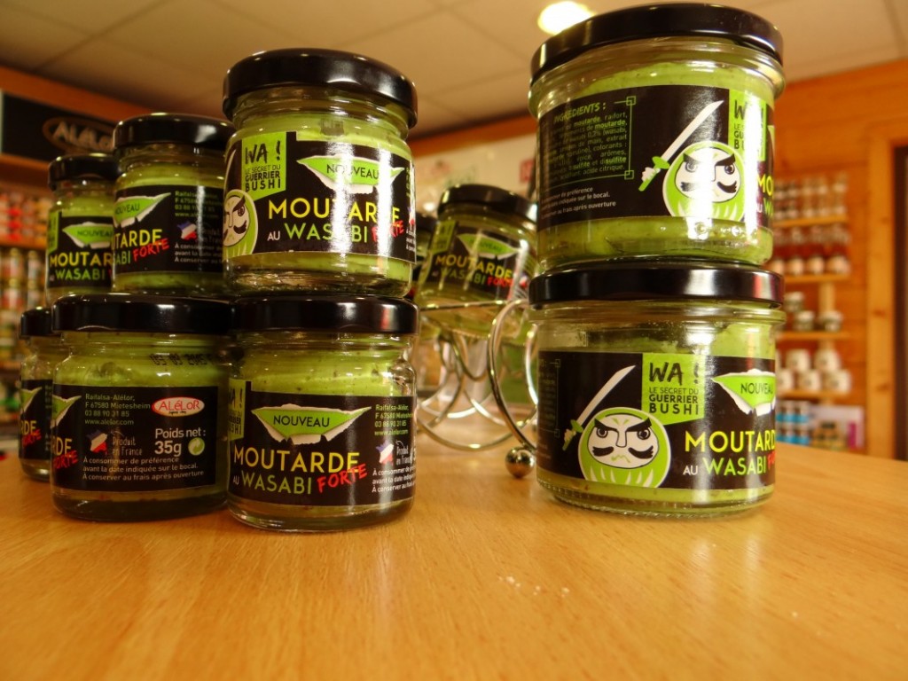 Wa ! La moutarde au Wasabi Made in Alsace La marque d'une région