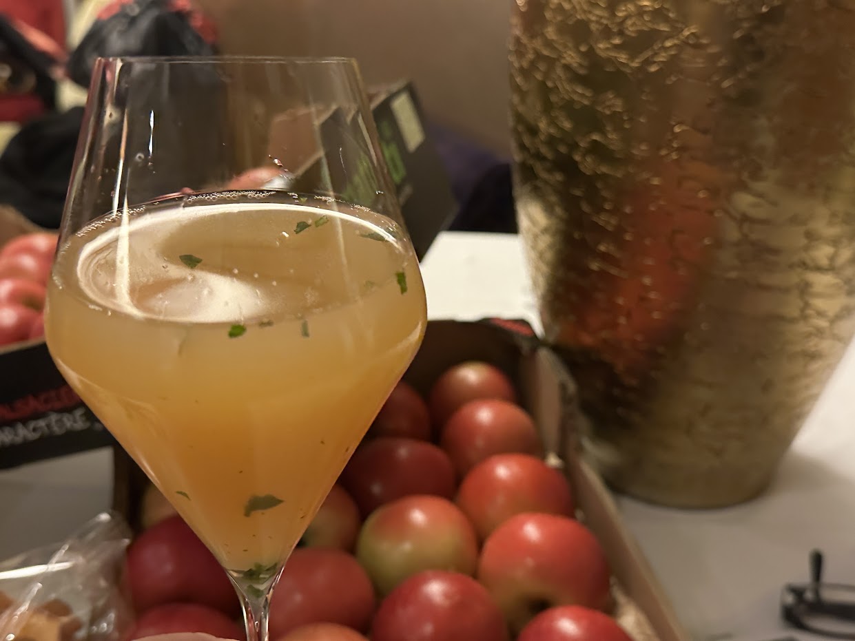cocktail avec jus de pomme