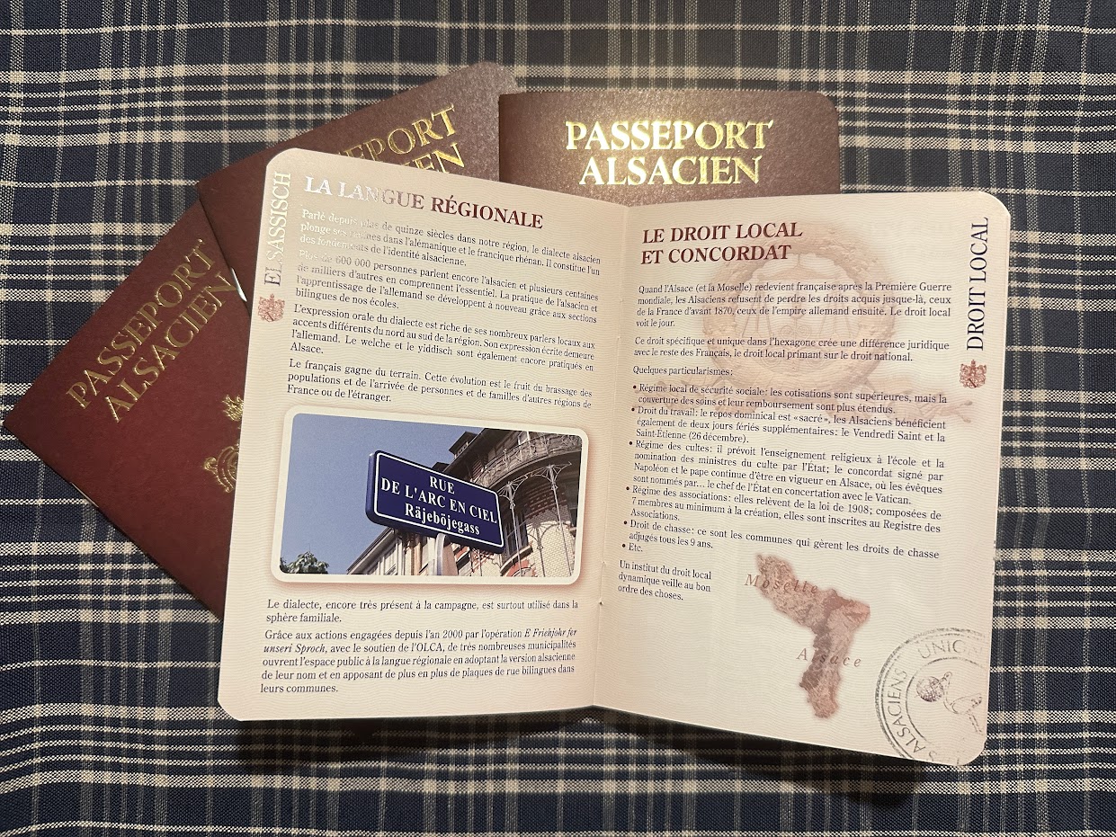 Page De Garde Alsacien A qui offrir le passeport alsacien ? - Made In Alsace