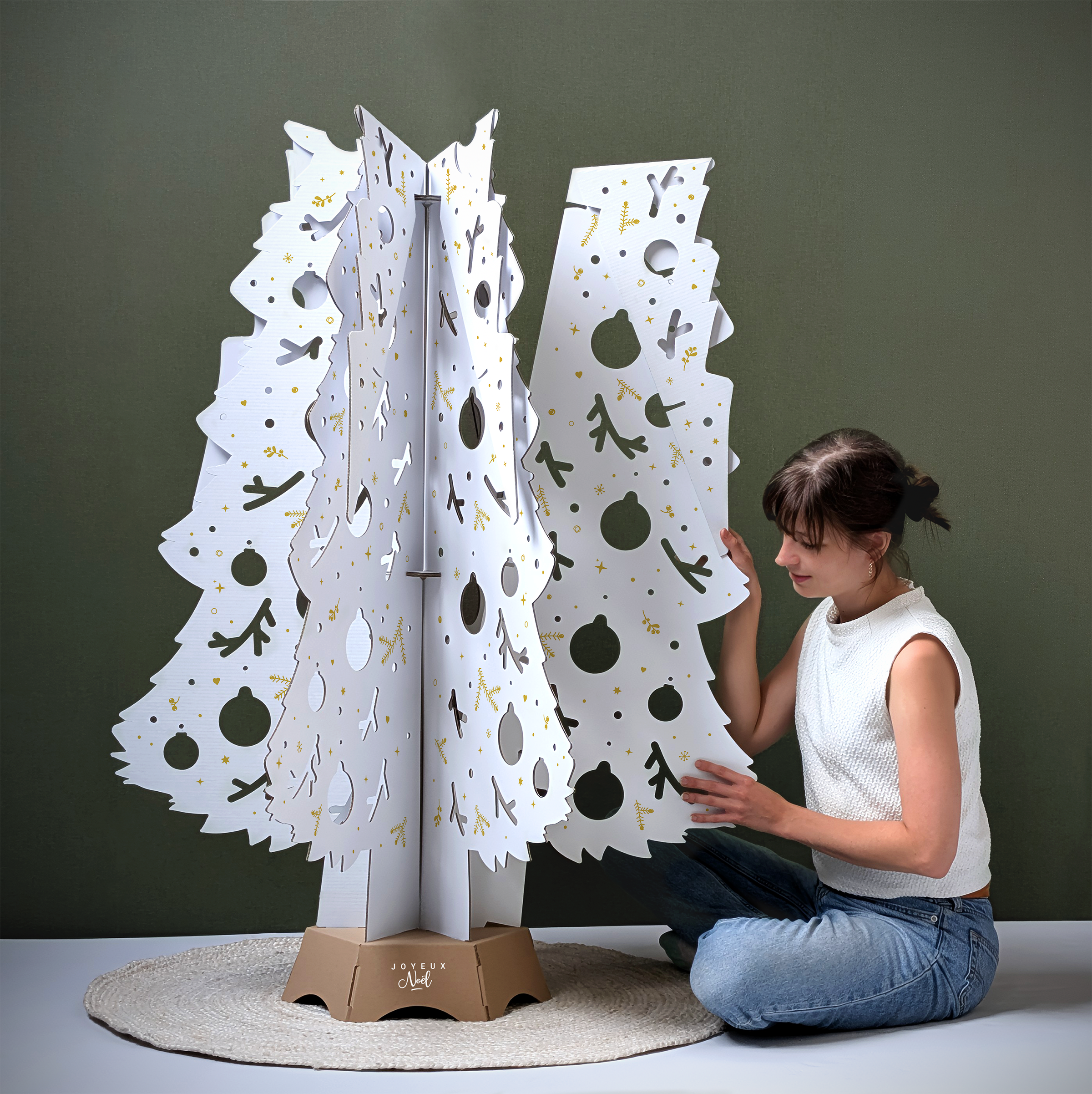 Sapin de Noël eco-responsable / 176 cm de haut – Image 2