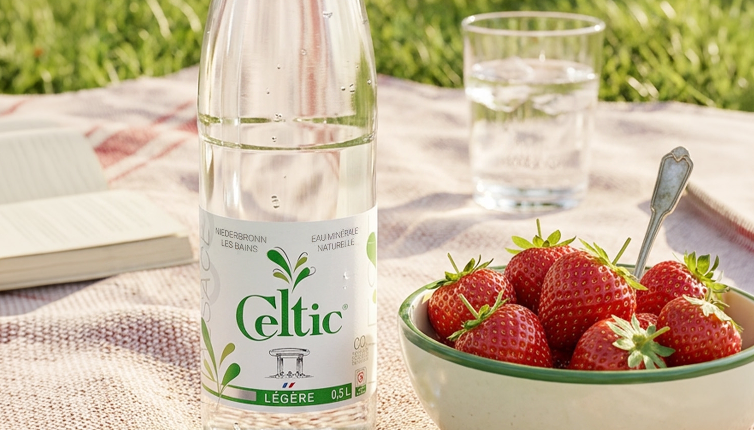 Eau Celtic, la source qui accompagne nos fraises et asperges - Made In Alsace
