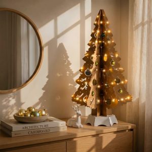 Sapin de Noël en carton - 87 cm