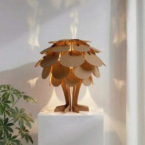 Lampe à poser en carton - Eco responable et made in France
